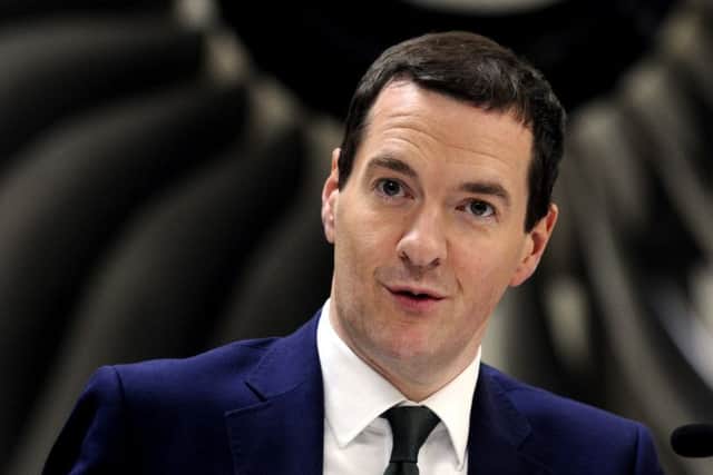 The Chancellor of the Exchequer George Osborne.  Picture Bruce Rollinson