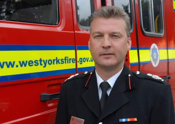 West Yorkshire Fire and Rescue Chief Fire Officer, Simon Pilling