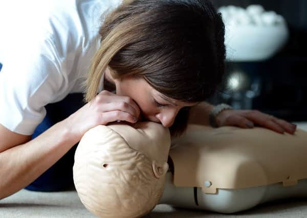 Maria Petrou-Dunn has started mini first aid classes for parents of babies and young children. (AB029c0116)