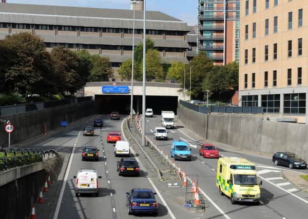 The Woodhouse Tunnel on the Leeds Inner Ring Road will be closed this weekend.