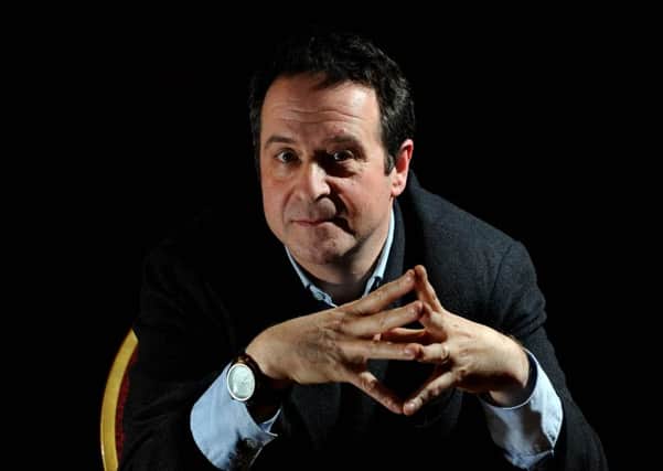 Date:18th January 2016. Picture James Hardisty.
Mark Thomas, comedian and political campaigner who is making a film and a show about the role the Labour Club in Wakefield has played in his life and that of the trade unions in the area.