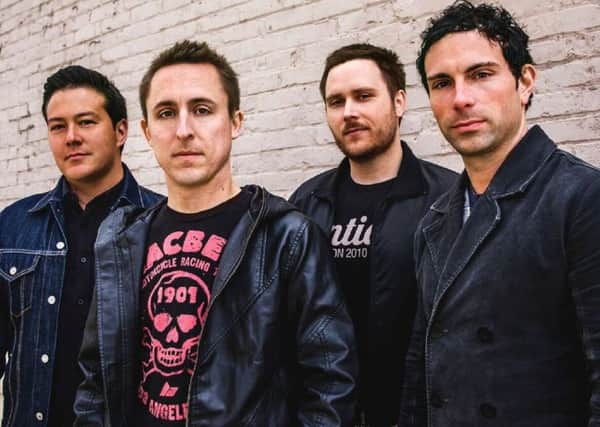 Yellowcard, appearing at the Slam Dunk Festival.