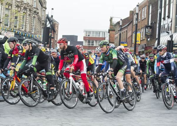 Tour de Yorkshire ceremonial start at Wakefield.