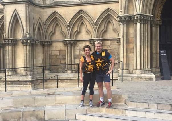 Louise Burnell and Ross ODonnell are gearing up for the Marathon des Sables in April.