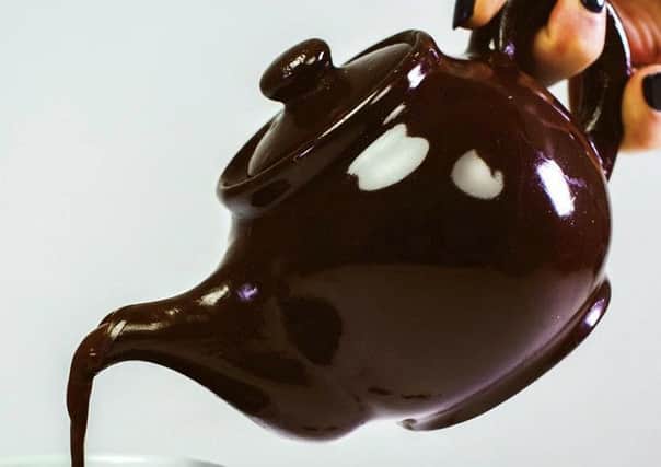 The world's first useful chocolate teapot.