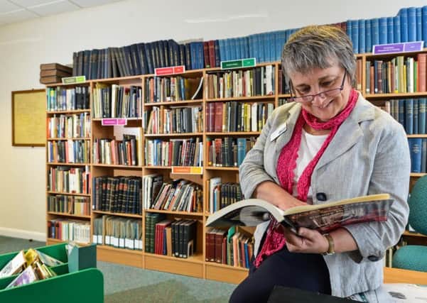 Museum librarian Jill Clapham