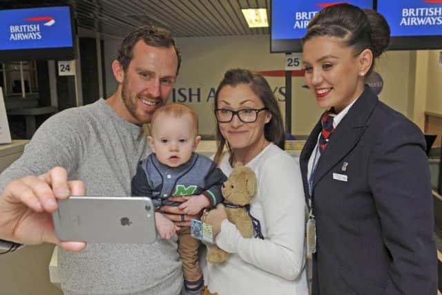 Pooh was reunited with his family thanks to British Airways staff.