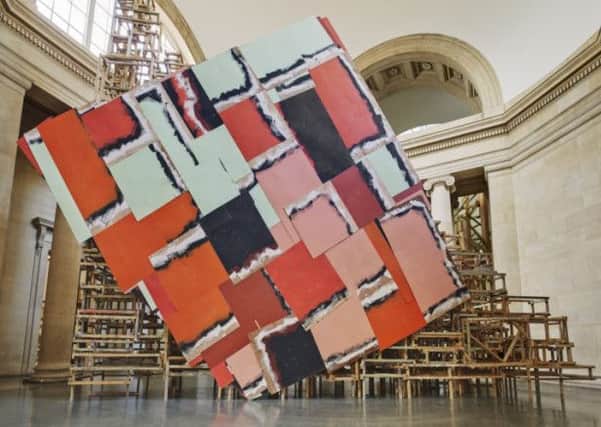 Large scale sculpture by Phyllida Barlow.