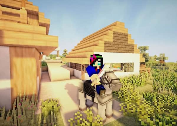 Minecraft is popular among children as young as eight.