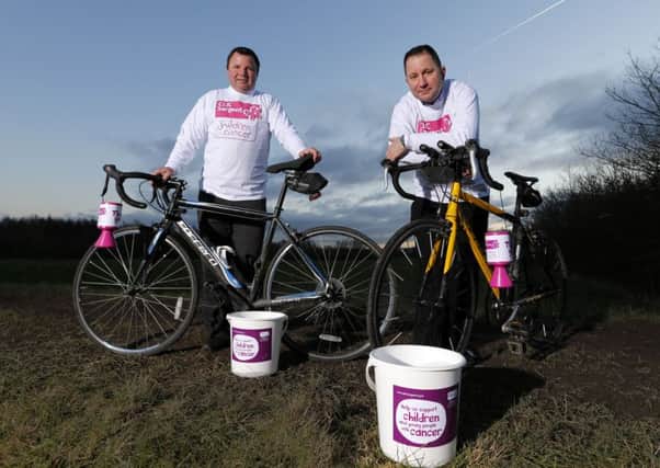 Richard Elphick and his brother Paul are cycling from London to Paris to raise money for the charity that has supported Paul's son who has a brain tumour.