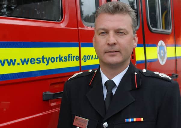 West Yorkshire Fire and Rescue Chief Fire Officer, Simon Pilling.