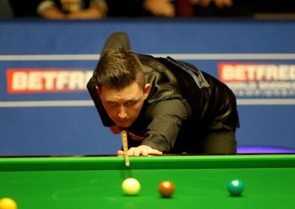 Kyren Wilson during day nine of the Betfred World Championship at the Crucible Theatre, Sheffield.