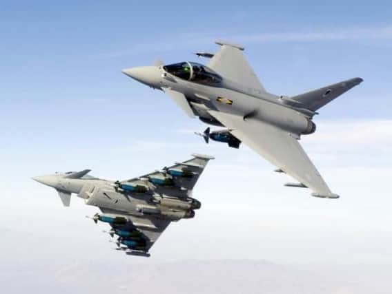Typhoon Jets caused a sonic boom in Yorkshire on Monday... or was it aliens?