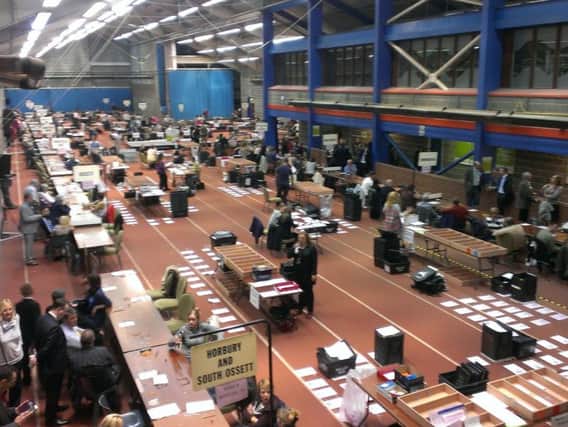Election count is underway