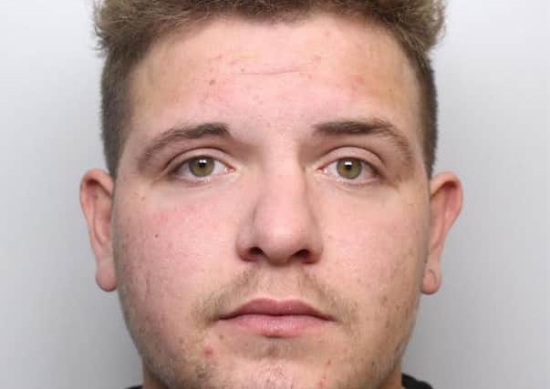 Simon McGinley, of Ossett, was jailed for 10 years after pleading guilty to three offences of robbery and three of possession of an imitation firearm.