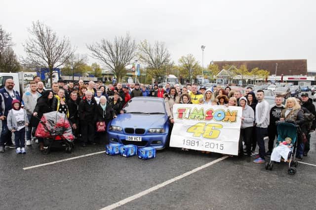 The friends and family of David Thompson who died in a crash on Wrenthorpe Bypass drove to Nurburgring in his memory.