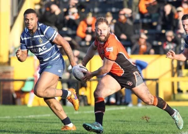 Castleford Tigers v Featherstone Rovers. Paul McShane.