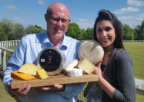 Richard Holmes and Jemma Flowers, both of Cryer & Stott cheesemongers.