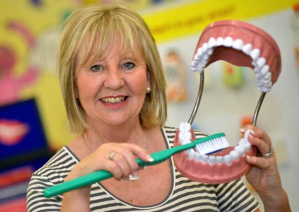 Coun Garbutt is backing the National Smile Month Campaign to promote good oral hygiene among children.