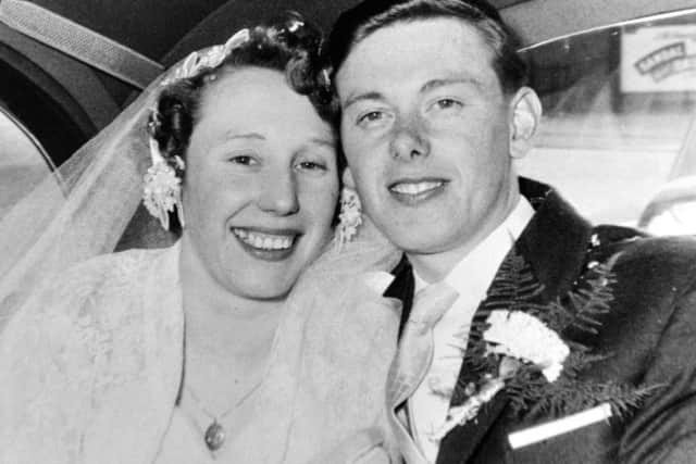 Gordon & Wendy Mann on their wedding day.