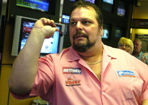 'One Dart' Peter Manley, one of the darts world's most recognisable faces. Picture: Jason Bellinger.