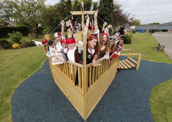 Cobblers Lane Primary School unveiled the new playground equipment in memory of Sandra Naylor, a former teaching assistant.