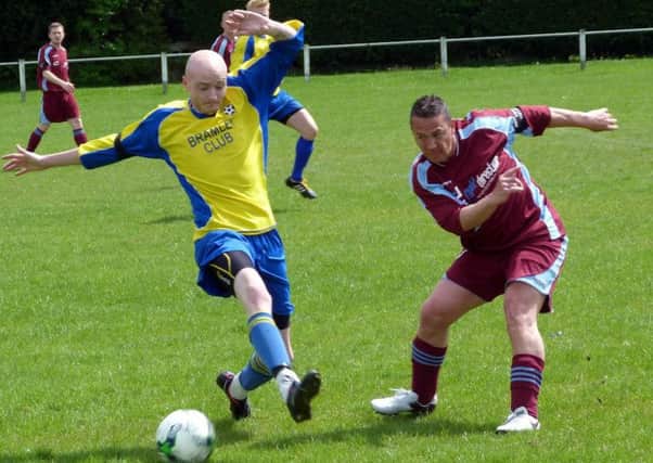 Charity football match in memory of David Thompson. Picture by Dick Taylor