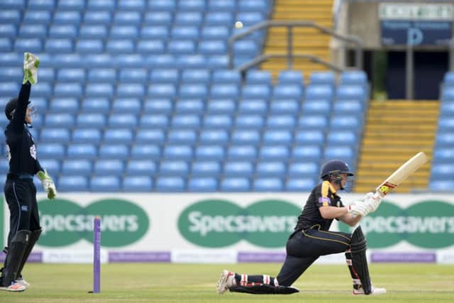 Yorkshire's Gary Ballance, trapped leg before by Worcestershire's Brett D'Oliveira in Tuesday's heavy Royal London Cup defeat at Headingley.  Picture: Bruce Rollinson