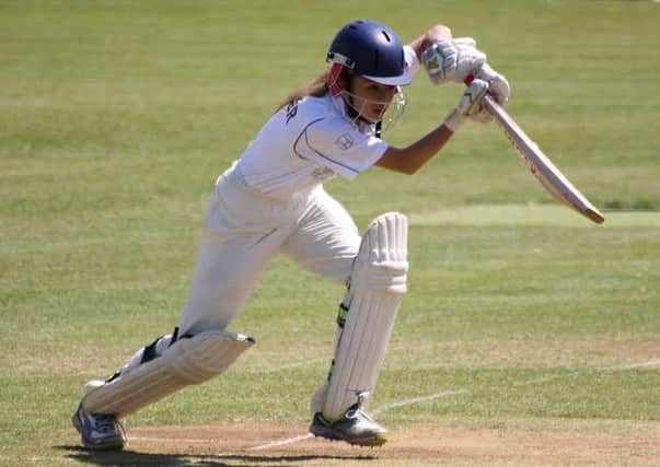 Talented Townville cricketer Hannah Poulter.