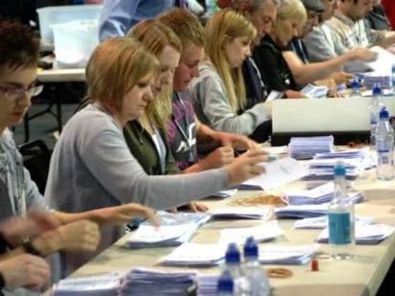 Votes are being counted in the EU referendum