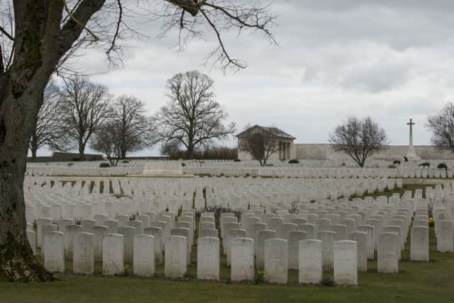 Serre Road Cemetary No. 2, near the Somme in northern France. (Mike Cowling).