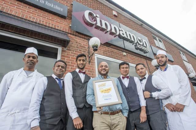 The Cinnamon Lounge come second in the Curry House awards.