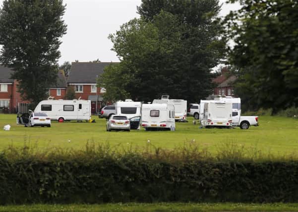 Travellers have moved on to land off Lady Balk Lane, Pontefract