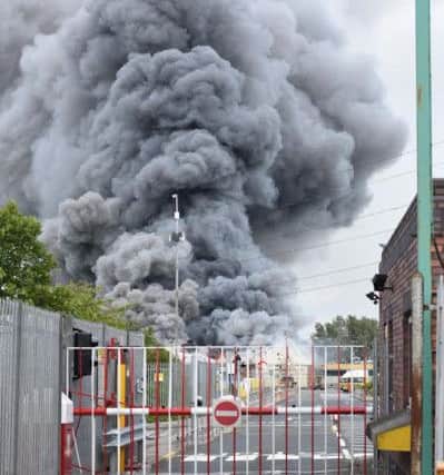 Large fire at Morrisons. Picture by Alex Knight Photography.