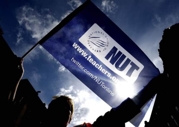 NUT members are staging strike action today.