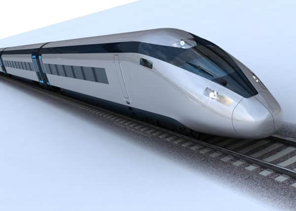 An image of what HS2 trains could look like.