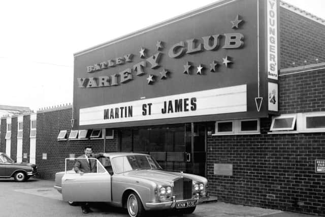Batley Variety Club undated.  Owner James Corrigan at the club.  The club later became the Frontier Club.