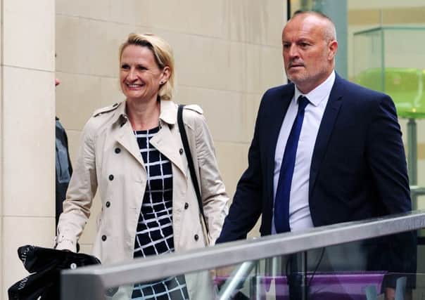Ex Leeds United Education and Welfare Officer Lucy Ward and her partner former Leeds United manager Neil Redfearn.
