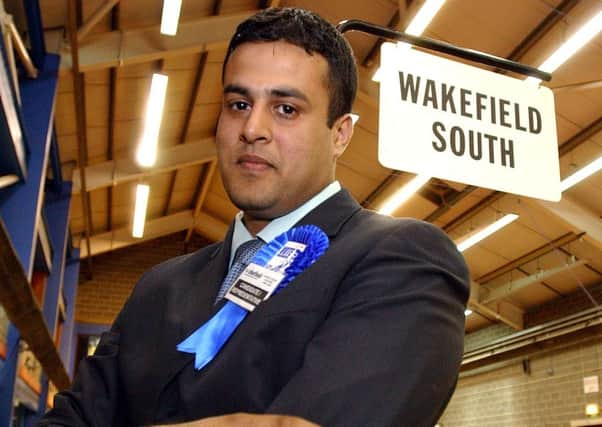Leader of the Wakefield Conservative Group Nadeem Ahmed, who says he has experienced racial abuse.