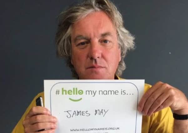 James May supporting the campaign.