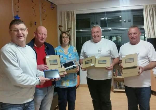 The Wheel of Light foundation presented tablets to Pinderfields Hospital