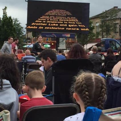 Film fans watching Star Wars at Big Screen Ossett