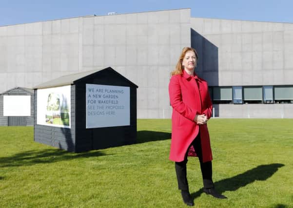 The Hepworth is unveiling a new gardens project. .
Jane Marriott deputy director.