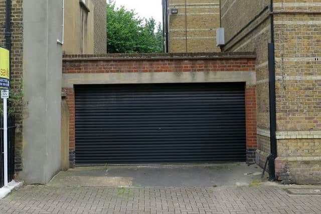 This double garage was sold today for a record-breaking Â£670,000.