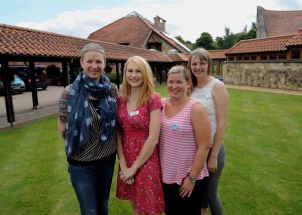 Martin House Hospice has to raise Â£5.5m a year. Pictured are the fundraising team: Heather Griffiths, Laura Beesley, Steph Hustwith and Katy Lee. Picture by Simon Hulme