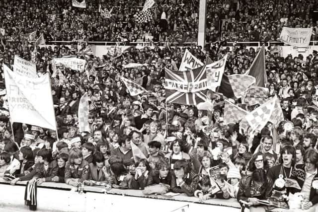 Trinity supporters - Cup Final at Wembley in 1979.