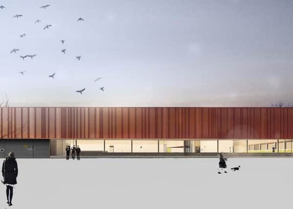 Artist's impression of the new leisure centre.