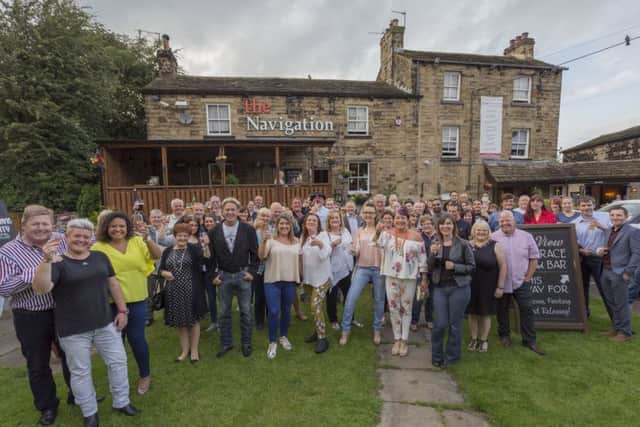 Staff, customers and VIP guests celebrate The Navigations reopening. Picture: Lee Ward.