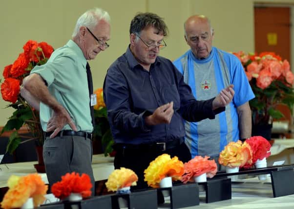 National Begonia Society's Yorkshire branch's annual show at Outwood Memorial Hall.