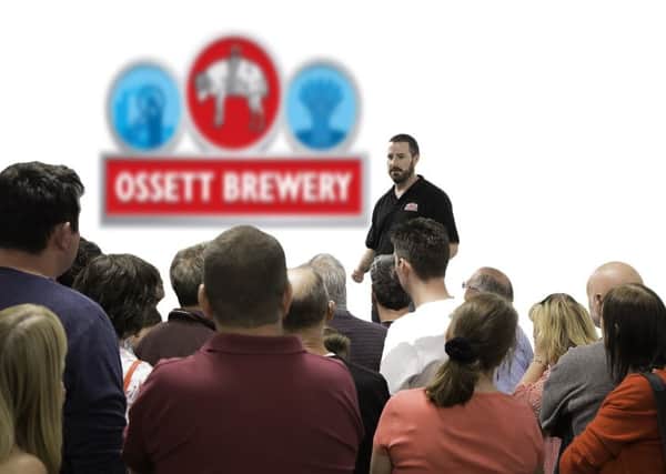Ossett Brewery's Paul Spencer at an open day.